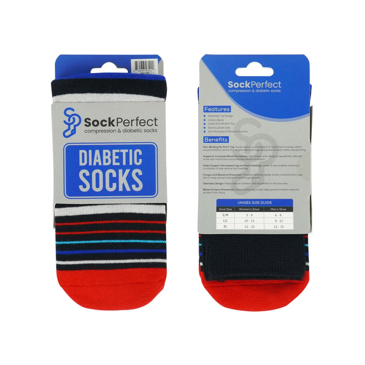 BAMSocks.com - Diabetic & Compression Socks Diabetic Socks - Striped