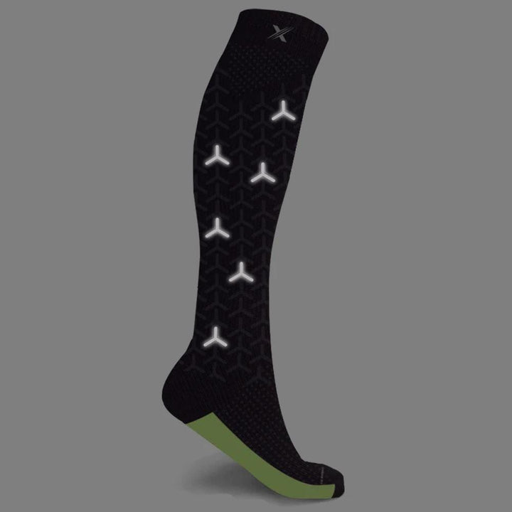 Reflective + Run Windmill Compression Socks (1 Pair)