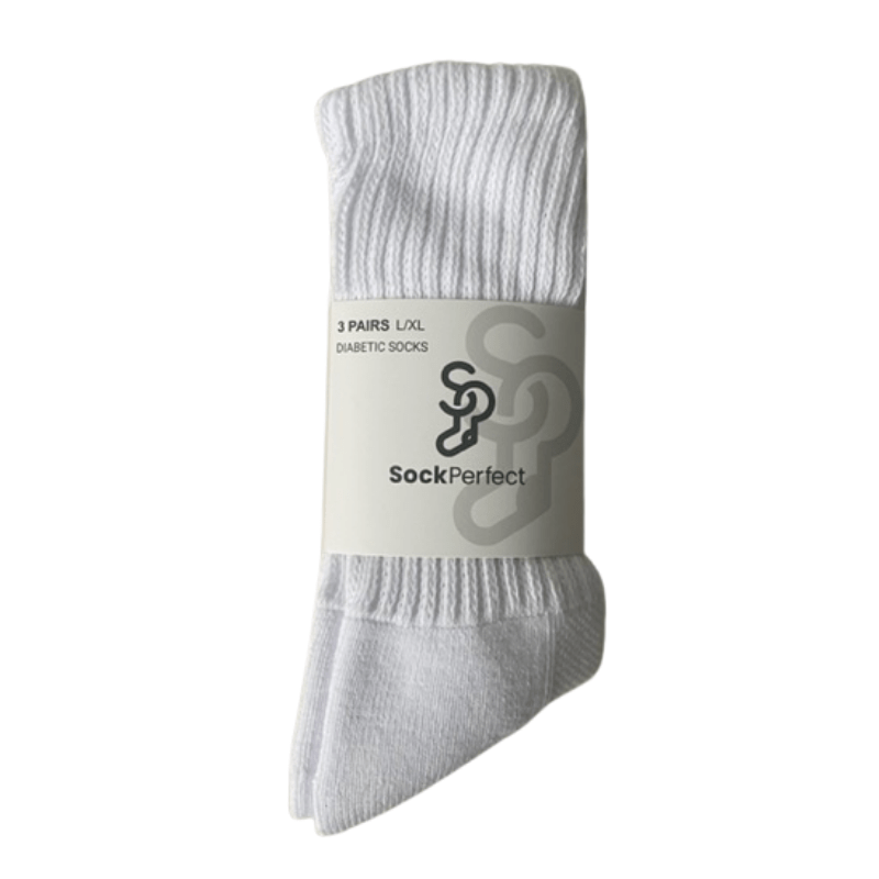 Sock Perfect Diabetic Socks Sock Perfect Crew Extra Stretch Diabetic Socks (3 Pair)