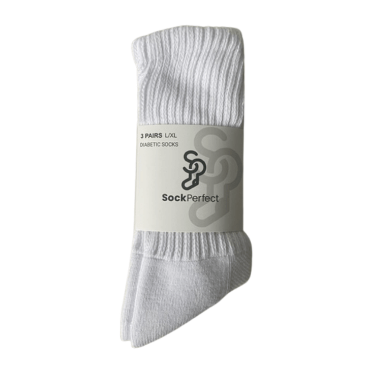 Sock Perfect Diabetic Socks Sock Perfect Crew Extra Stretch Diabetic Socks (3 Pair)