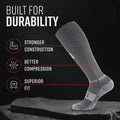 Tall Compression Socks (Gray/Gray)