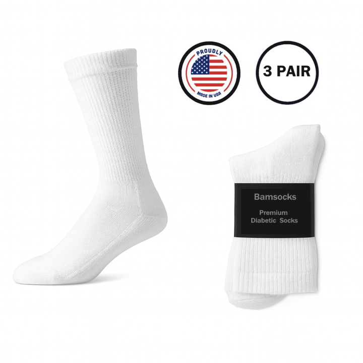 Bamsocks® Diabetic Socks - 3 Pair