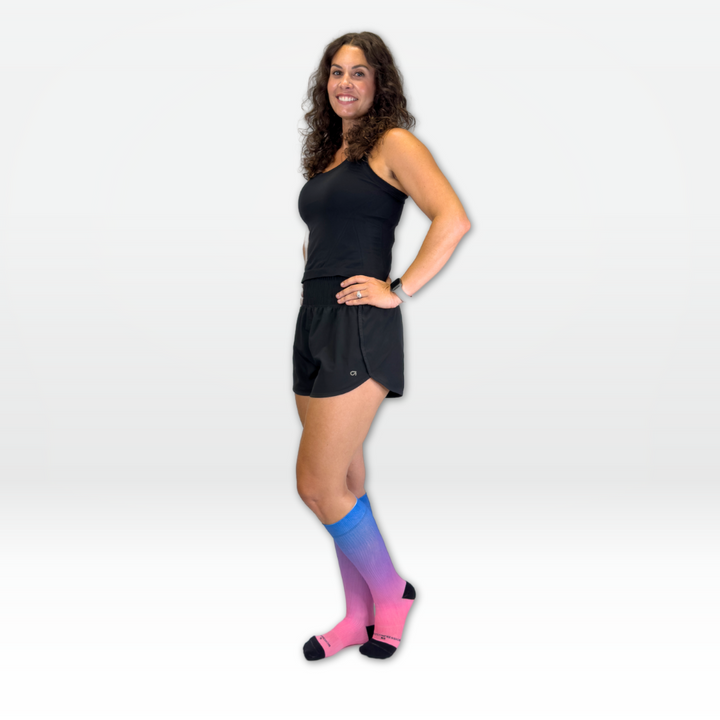 Ombré Blue Pink - (Standard & Extra Wide)