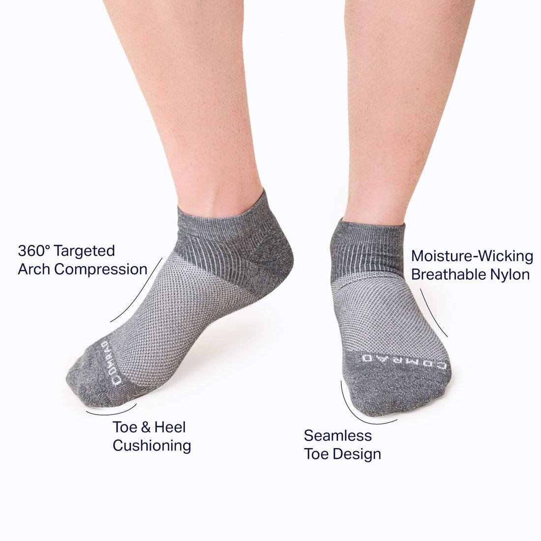 Ankle Compression Socks - Black