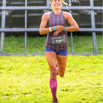 Tall Compression Socks (Pink/Gray)