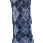 Argyle Gray Diabetic Socks