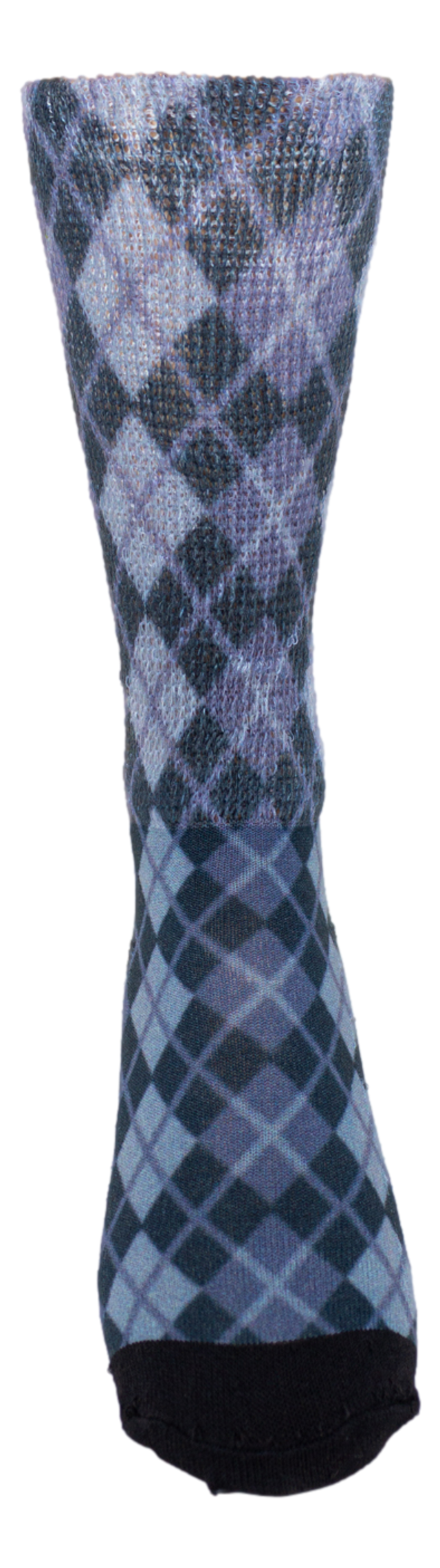 Argyle Gray Diabetic Socks