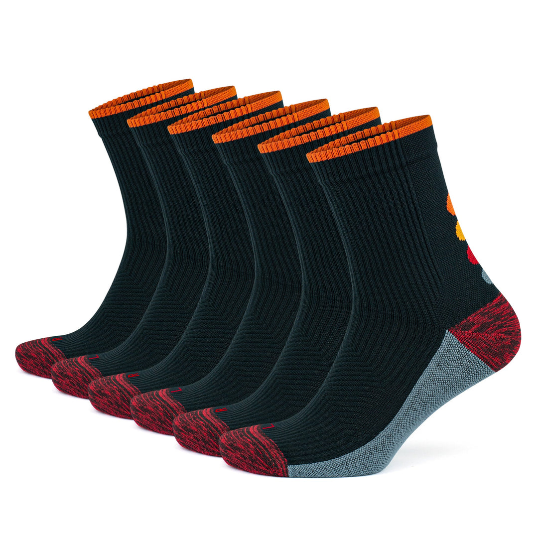 15-20 mmHg Quarter Compression Running Socks for Men and Women