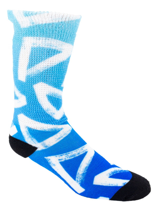 Cool Blue Bold Line Diabetic Socks