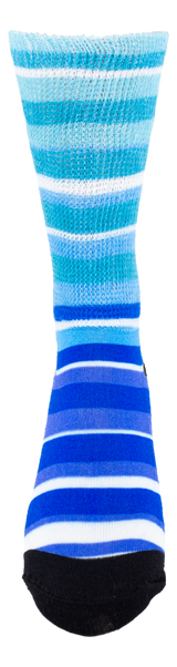 Blues Stripes Diabetic Socks