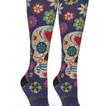 Calavera Purple - (Standard & Extra Wide)