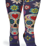 Calavera Purple - (Standard & Extra Wide)