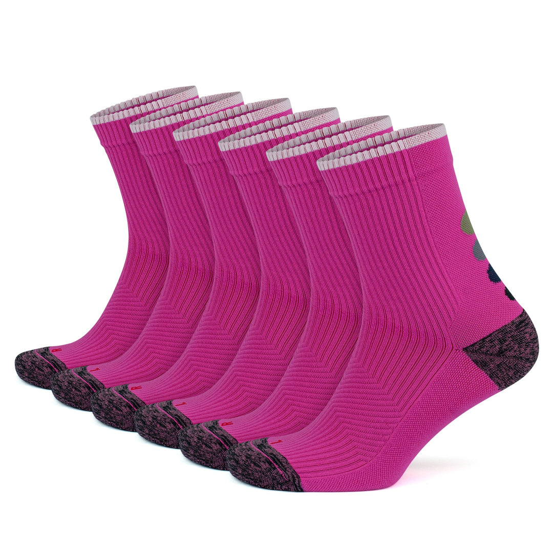 15-20 mmHg Quarter Compression Running Socks for Men and Women