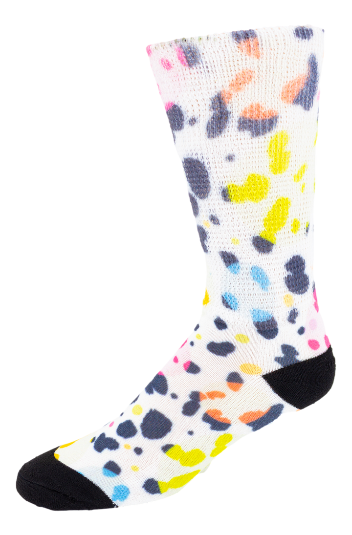 Funky Animal Circles Diabetic Socks