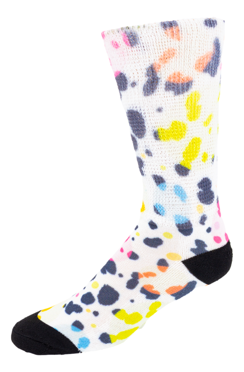 Funky Animal Circles Diabetic Socks