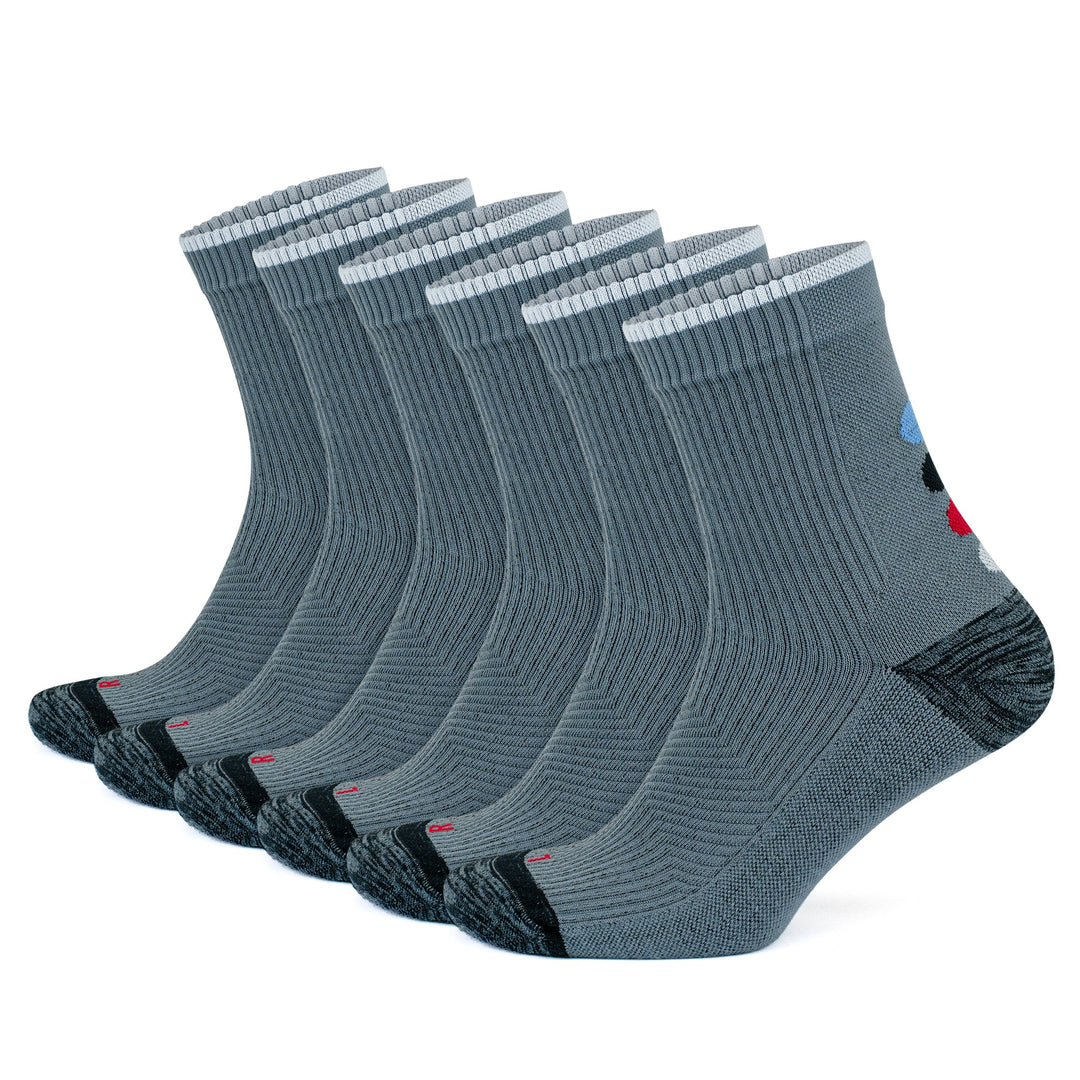 15-20 mmHg Quarter Compression Running Socks for Men and Women