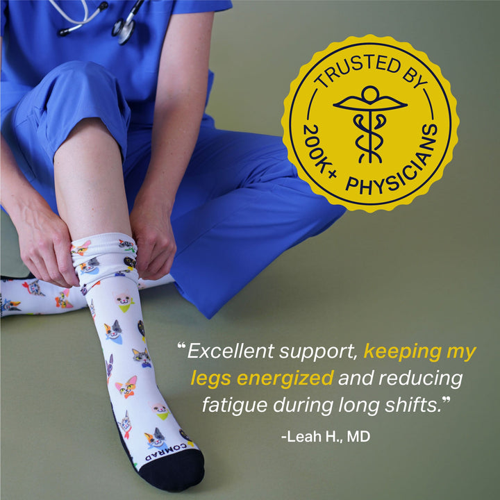Cute Compression Socks – Dog