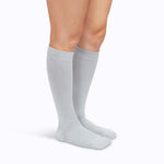 Knee-High Compression Socks – Solid Grey (20-30 mmHg)