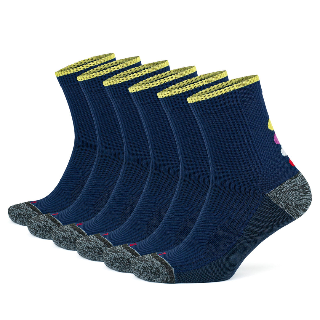 15-20 mmHg Quarter Compression Running Socks for Men and Women