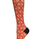 Orange Plaid - (Standard & Extra Wide)