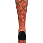 Orange Plaid - (Standard & Extra Wide)