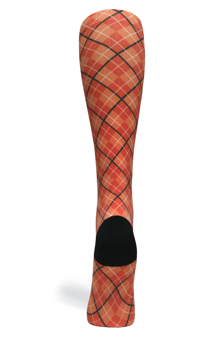 Orange Plaid - (Standard &amp; Extra Wide)