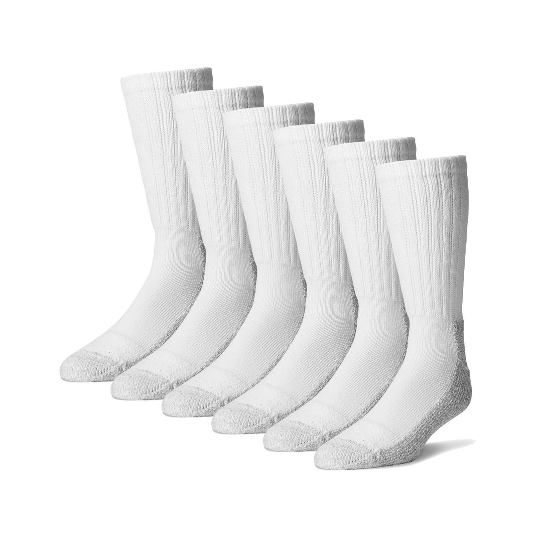 Pro Trek Men's Steel Toe Thermal Boot Socks (6 Pairs)