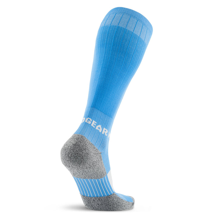 Tall Compression Socks (Neon Blue)