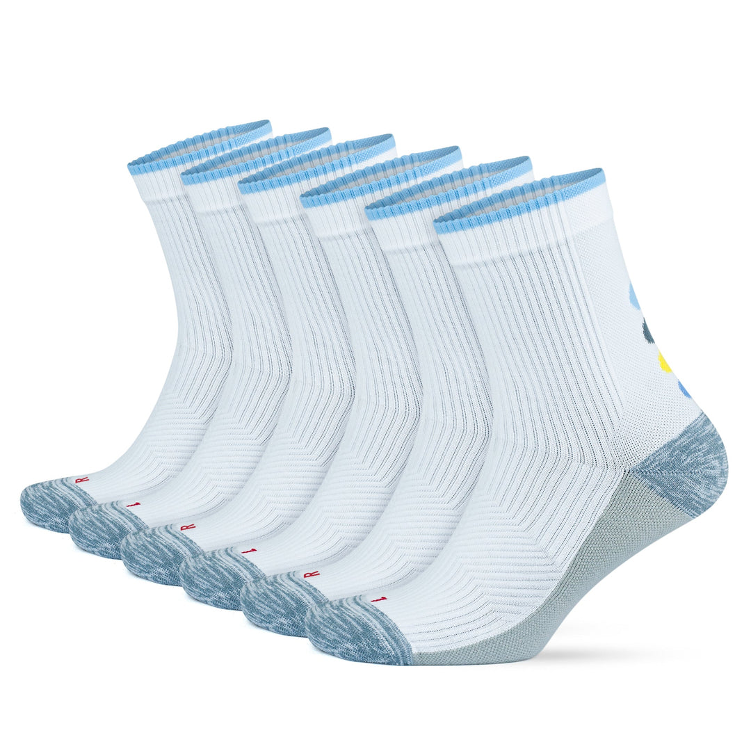 15-20 mmHg Quarter Compression Running Socks for Men and Women