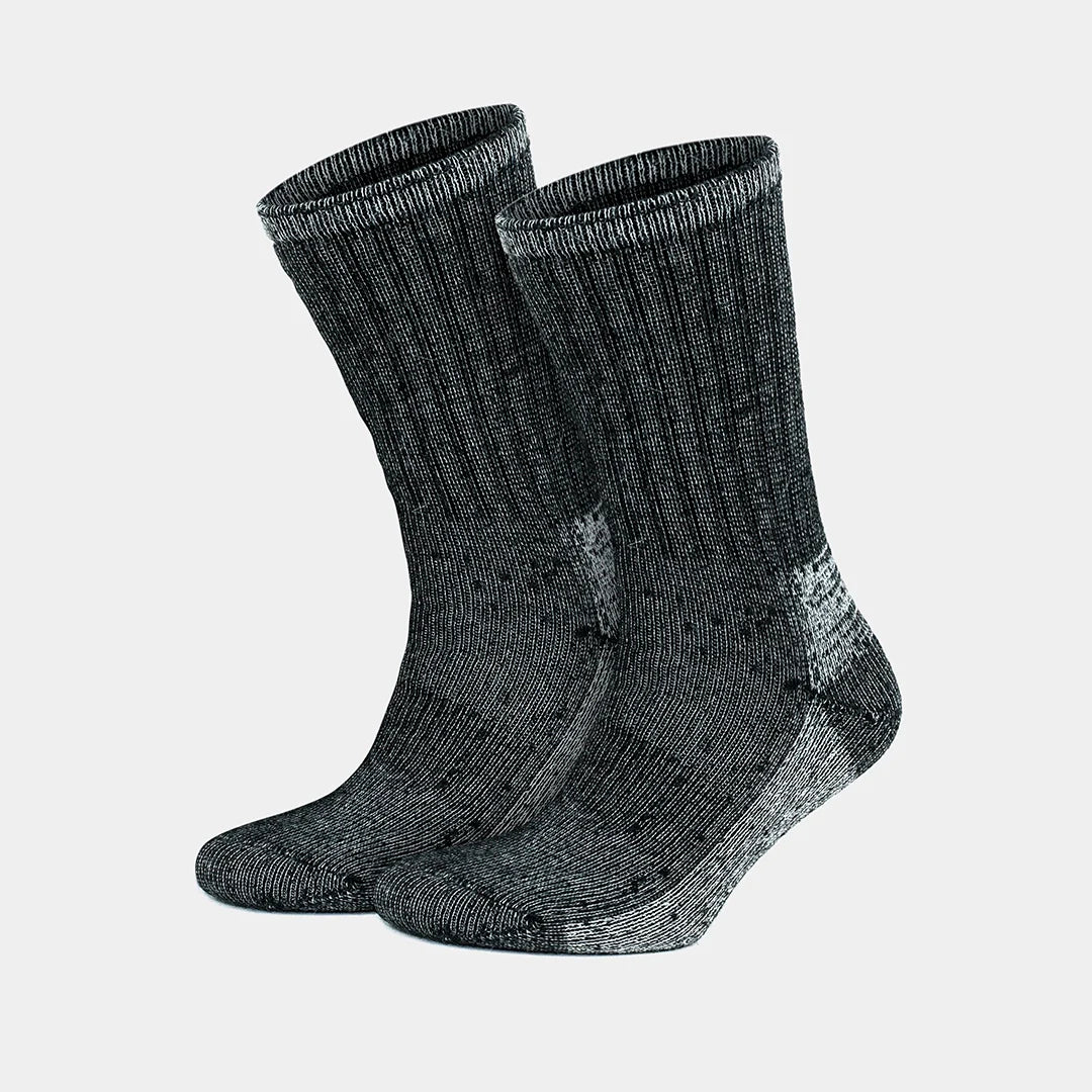 Thermal Warm Terry Lined Alpaca Hiking Boot Socks for Men &amp; Women - Optic Effect