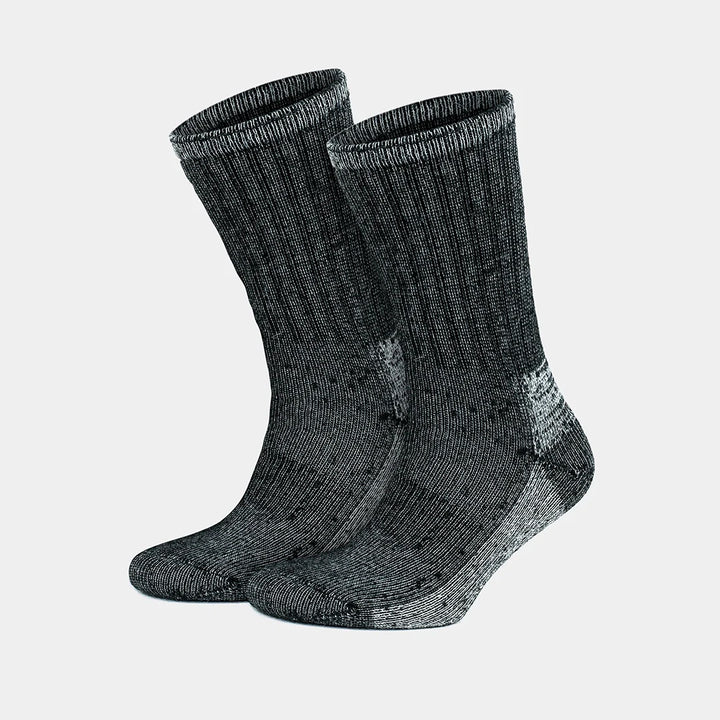 Thermal Warm Terry Lined Alpaca Hiking Boot Socks for Men &amp; Women - Optic Effect