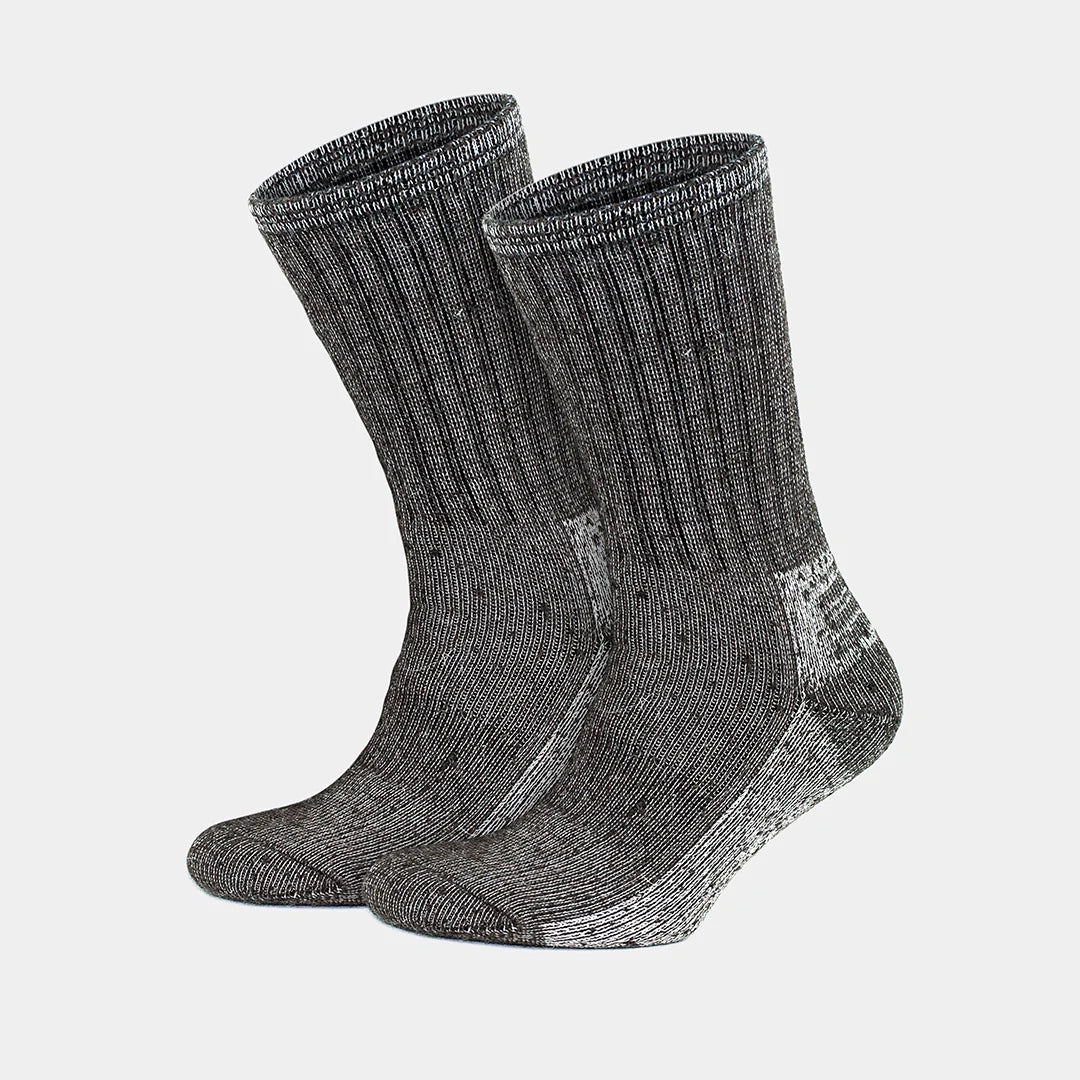 Thermal Warm Terry Lined Alpaca Hiking Boot Socks for Men &amp; Women - Optic Effect