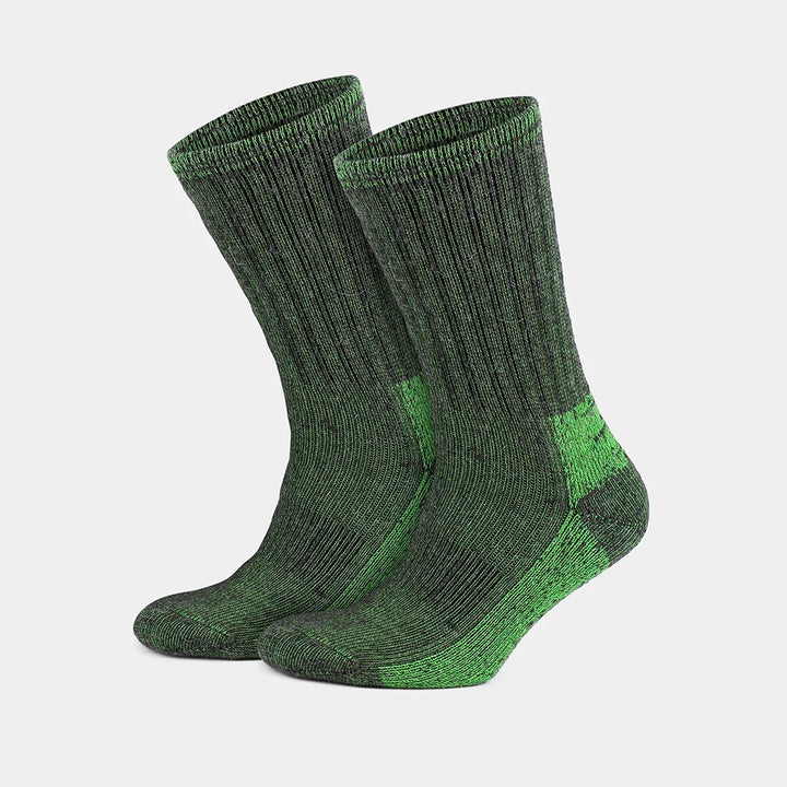 Thermal Warm Terry Lined Alpaca Hiking Boot Socks for Men &amp; Women - Optic Effect