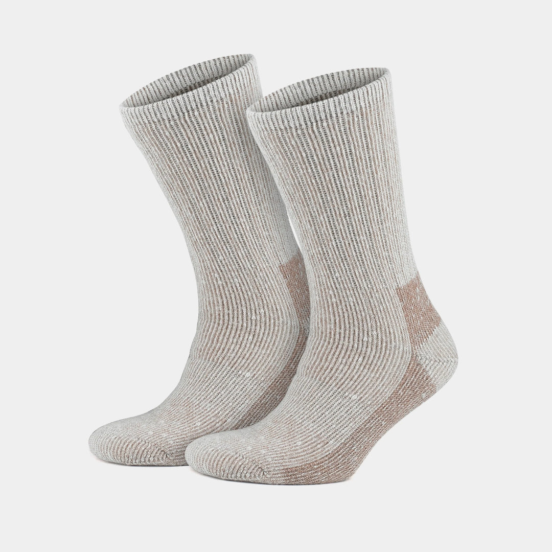 Thermal Warm Terry Lined Alpaca Hiking Boot Socks for Men &amp; Women - Optic Effect