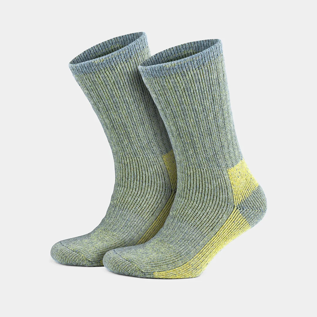 Thermal Warm Terry Lined Alpaca Hiking Boot Socks for Men &amp; Women - Optic Effect