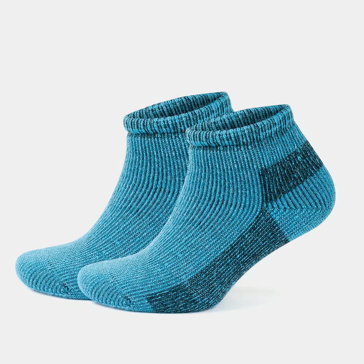 Alpaca Wool Thermal Full Terry Low Cut Socks for Men &amp; Women - Optic Effect