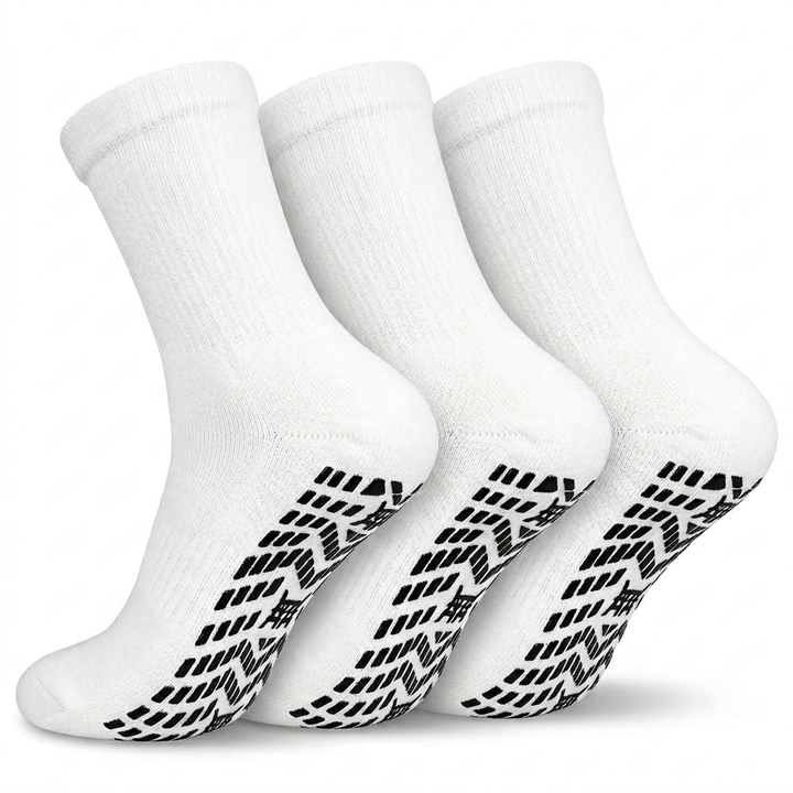 Non-Slip Grip Diabetic Socks — 3-Pair Pack