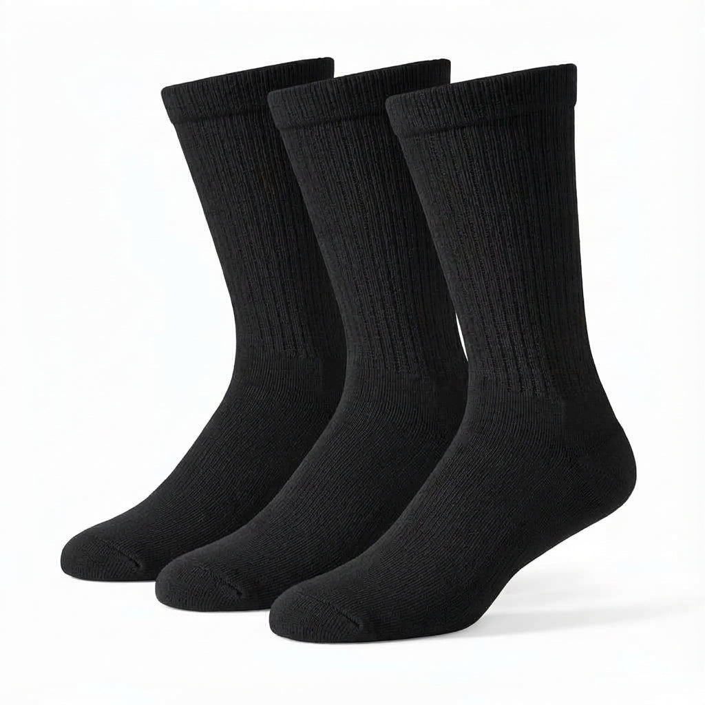 Triple Stretch Non-Binding Crew Socks (3 Pair)