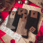 Kids Alpaca Wool Warm Thermal Crew Socks