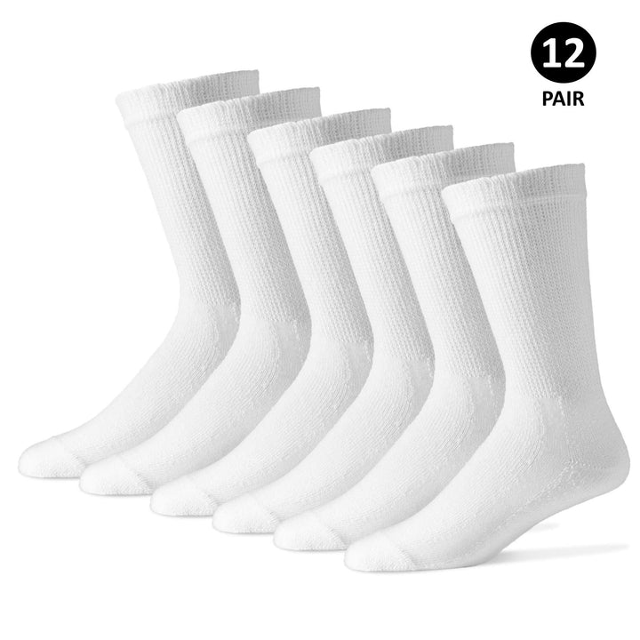 Diabetic Socks • 12-Pairs - Quarter