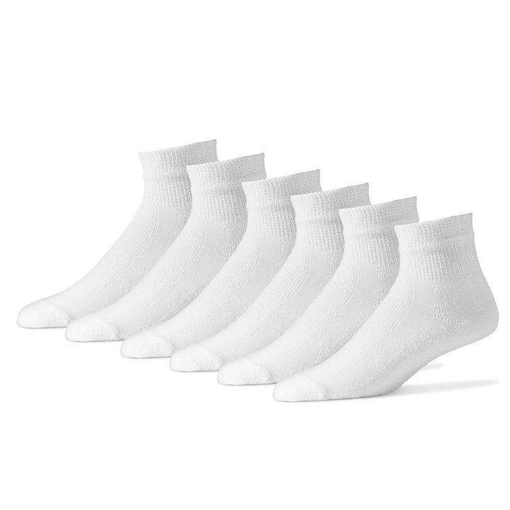 Diabetic Socks • 12-Pairs - Low Cut