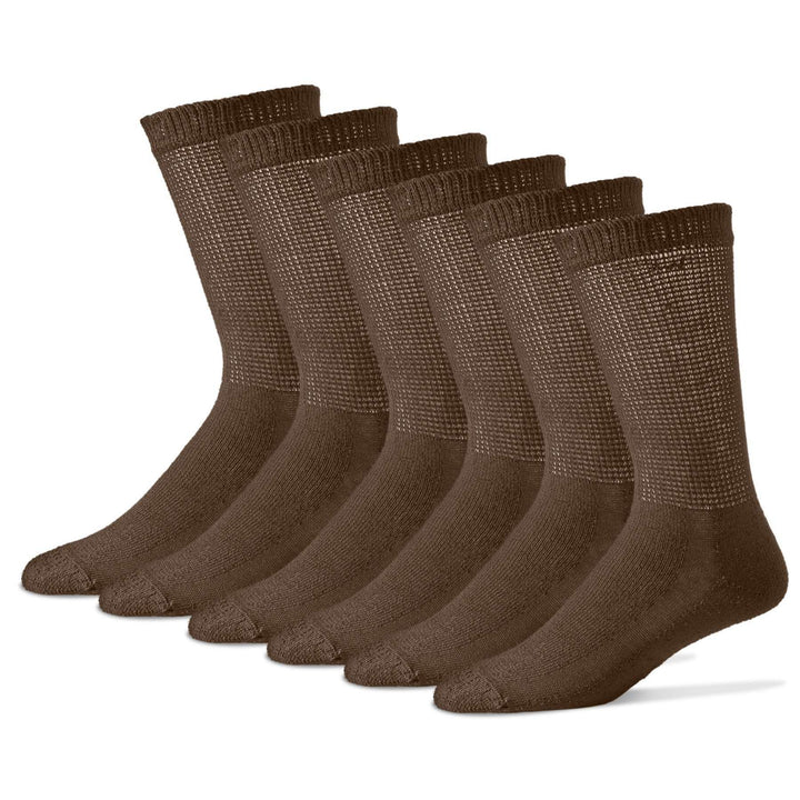 Diabetic Socks • 12-Pairs - Crew