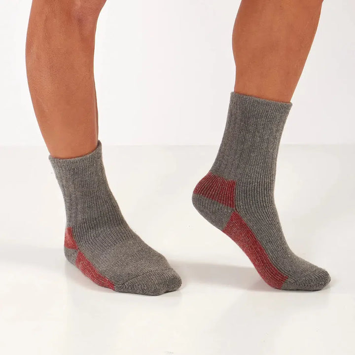 Thermal Warm Terry Lined Alpaca Hiking Boot Socks for Men &amp; Women