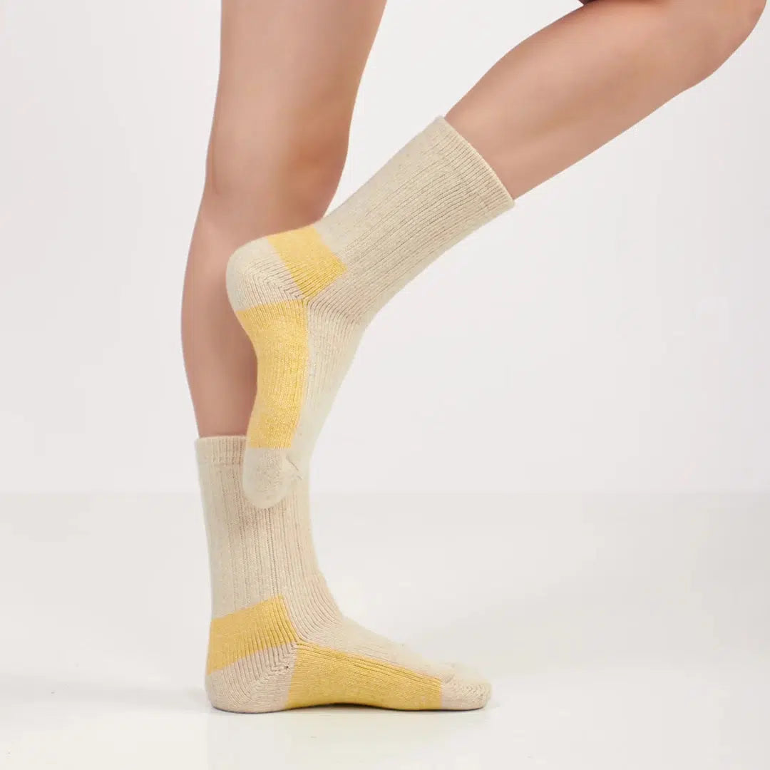 Thermal Warm Terry Lined Alpaca Hiking Boot Socks for Men &amp; Women