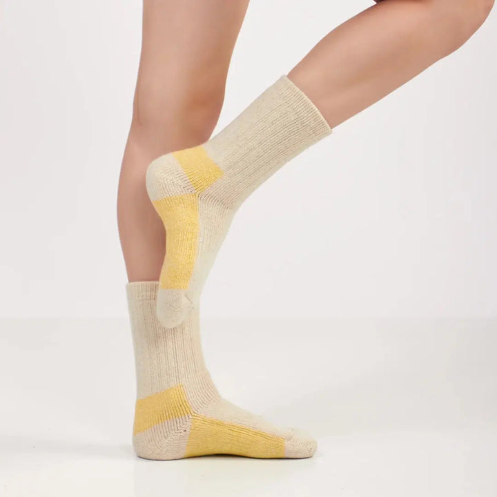 Thermal Warm Terry Lined Alpaca Hiking Boot Socks for Men &amp; Women
