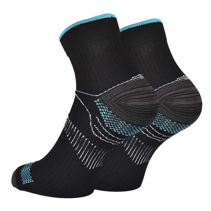 BAMSocks.com - Premium Luxury Socks Compression Socks Small | Medium / 1 Pair / Black & Blue BAM! Unisex Foot Compression Anti-Fatigue Socks