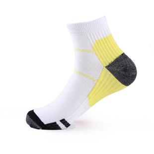 BAMSocks.com - Premium Luxury Socks Compression Socks Small | Medium / 1 Pair / Yellow BAM! Unisex Foot Compression Anti-Fatigue Socks