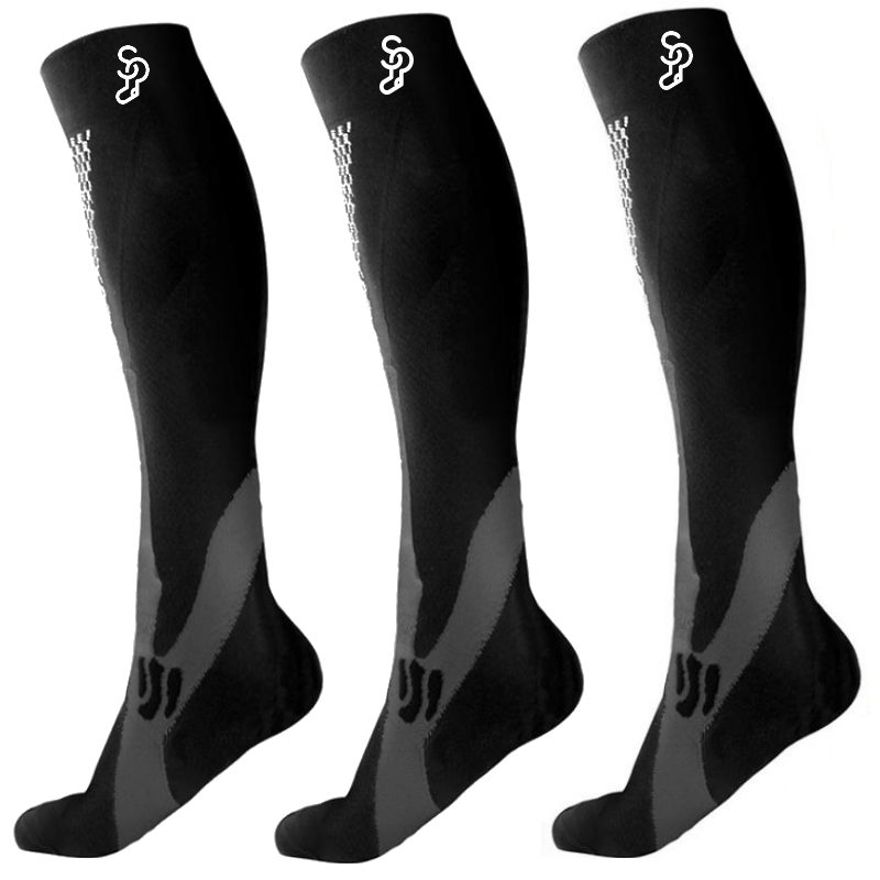BAMSocks.com - Premium Luxury Socks Compression Socks Sock Perfect Max Comfort 3 Pack Compression Socks - 15-20mmHg