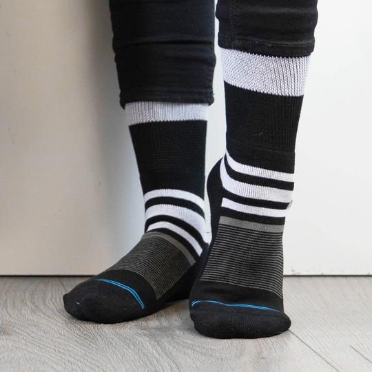 Dr. Segals Diabetic Socks Diabetic Socks - Black Stripes
