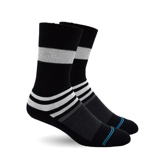 Dr. Segals Diabetic Socks S/M Diabetic Socks - Black Stripes